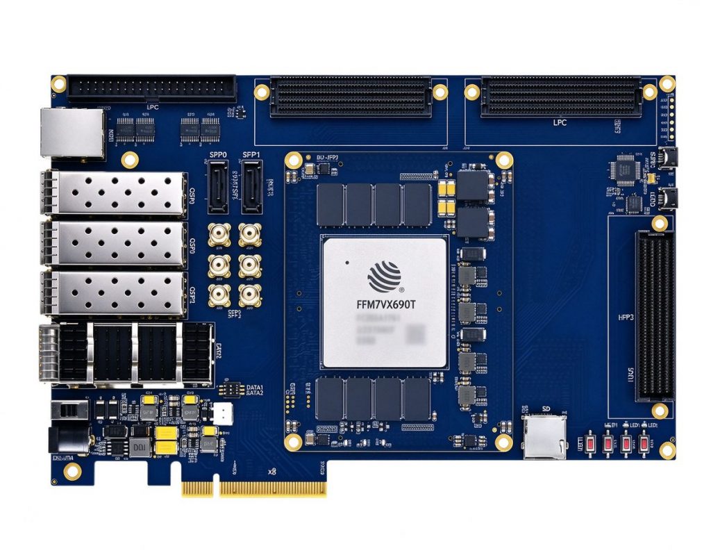 Fudan Micro JFM7VX690T 중국 Virtex-7 FPGA 개발 보드 DUF7690T