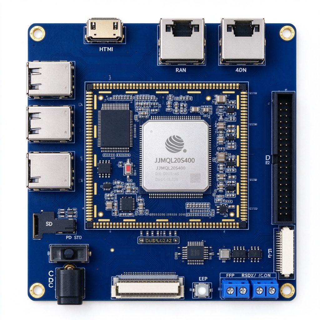 Fudan Micro JFMQL20S400 스탬프홀 SoM 개발 키트
